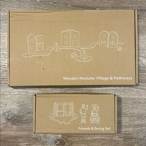 New Lovevery Wooden Modular Pathways and Friends Toy - complete